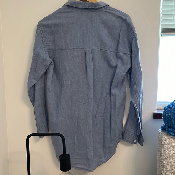Aritzia/Community Cotton/linen button up - Picture 6 of 6